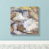 Die Kaskade Leinwanddruck (Insitu (Holzboden))