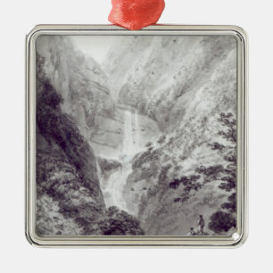 Die Kaskade von Minzapeezo Silbernes Ornament