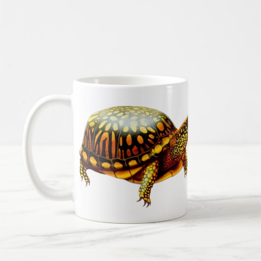 Die Kasten-Schildkröte-Tasse Kaffeetasse (Links)
