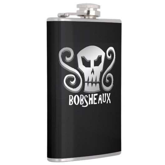 Die Kasten-Vinyl eingewickelte Flasche Flachmann (Rechts)