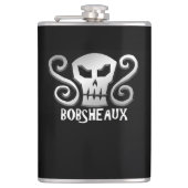 Die Kasten-Vinyl eingewickelte Flasche Flachmann (Vorderseite)