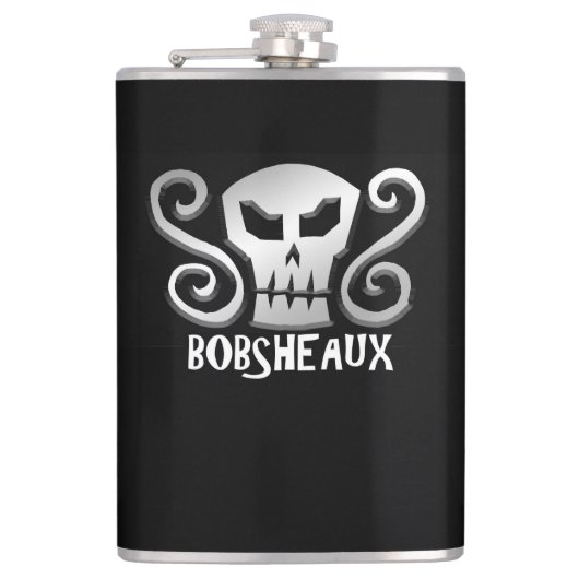 Die Kasten-Vinyl eingewickelte Flasche Flachmann (Vorderseite)