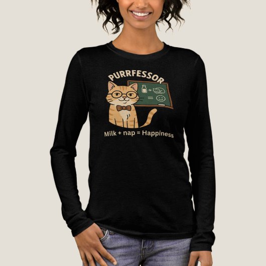 Die Kat-Gleichung Tri-Blend Shirt (Vorderseite)