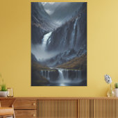 Die Katastrophe des Berges Leinwanddruck (Insitu (Wohnzimmer))