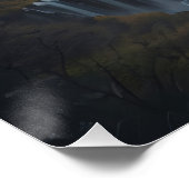 Die Katastrophe des Berges Poster (Ecke)