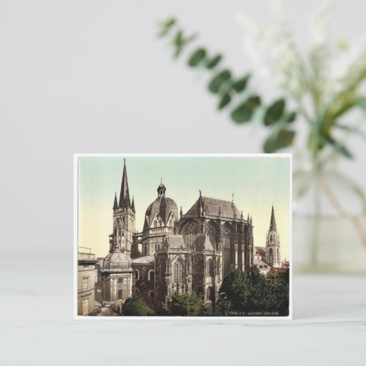 Die Kathedrale, Aachen, der Rhein, Deutschland sel Postkarte (Stehend Vorderseite)
