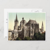 Die Kathedrale, Aachen, der Rhein, Deutschland sel Postkarte (Vorne/Hinten)