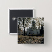 Die Kathedrale Dreiheits-St. Sergius Button (Vorne & Hinten)