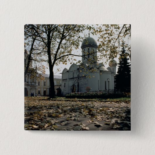 Die Kathedrale Dreiheits-St. Sergius Button (Vorderseite)