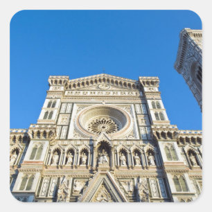 Die Kathedrale Santa Maria del Fiore, Firenze, Quadratischer Aufkleber