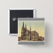 Die Kathedrale, Seite, Köln, der Rhein, Button (Vorne & Hinten)