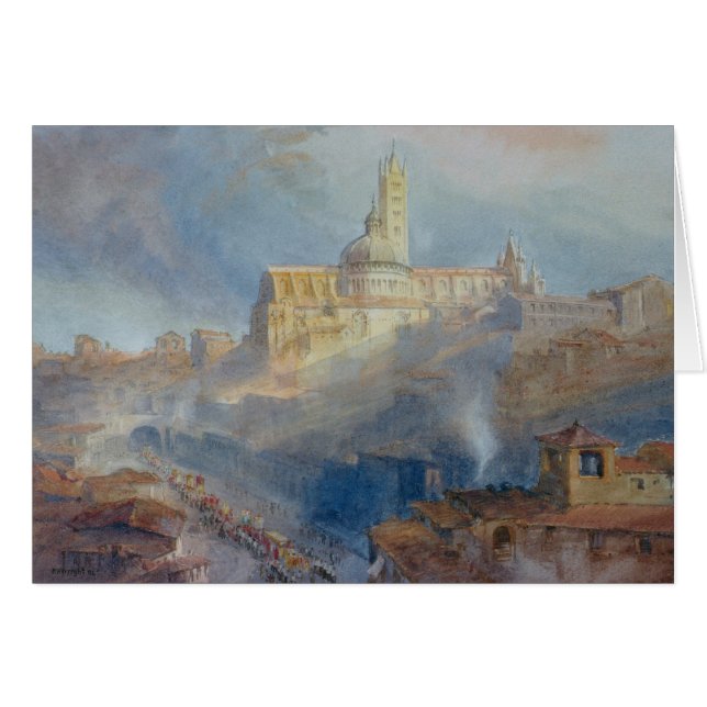 Die Kathedrale, Siena, 1902 (Vorderseite (Horizontal))