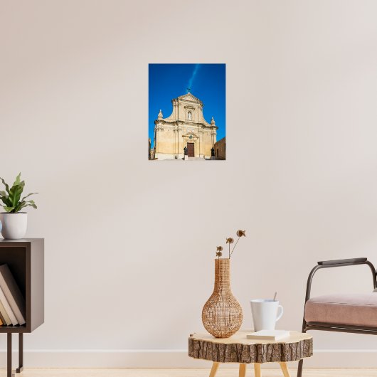 🏰Die Kathedrale von Gozo Poster (Wohnzimmer 3)