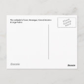 Die Kathedrale von Leon Postkarte (Rückseite)