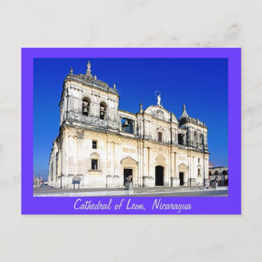 Die Kathedrale von Leon Postkarte (Vorderseite)