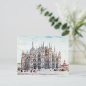 Die Kathedrale von Mailand Postkarte (Stehend Vorderseite)