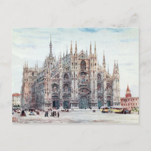 Die Kathedrale von Mailand Postkarte
