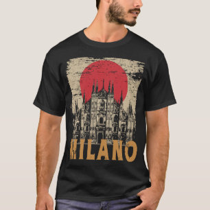 Die Kathedrale von Mailand Vintage italienische Ar T-Shirt