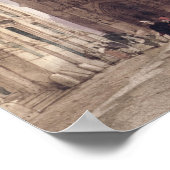 Die Kathedrale von Notre Dame, Paris, 1836 Poster (Ecke)