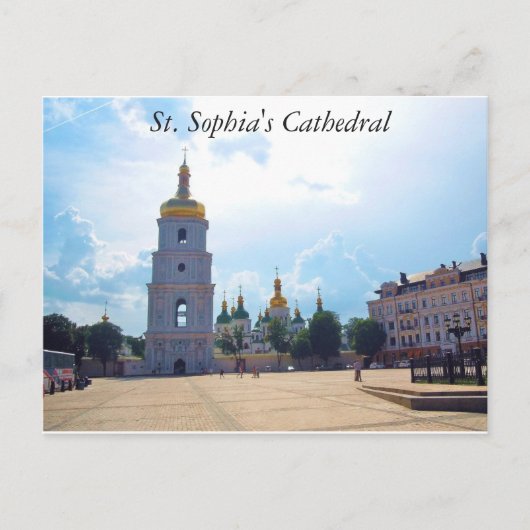 Die Kathedrale von Saint Sophia. Kiew, Ukraine Pos Postkarte (Vorderseite)