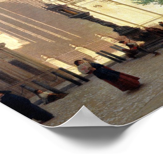 Die Kathedrale von Sevilla Poster (Ecke)