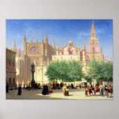 Die Kathedrale von Sevilla Poster (Vorne)
