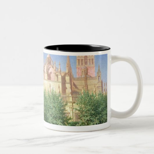 Die Kathedrale von Sevilla Zweifarbige Tasse (Rechts)