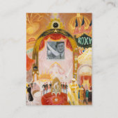 Die Kathedralen am Broadway von Florine Stettheime Visitenkarte (Vorderseite)