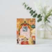 Die Kathedralen am Broadway von Florine Stettheime Visitenkarte (Stehend Vorderseite)