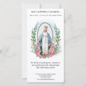 Die katholische Feier "Mary May Kroning" (Rückseite)