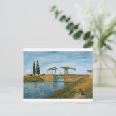 Die Katze an der Langlois-Brücke Postkarte (Stehend Vorderseite)