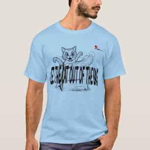 "Die Katze aus dem Sack lassen" T-Shirt   Lustiges