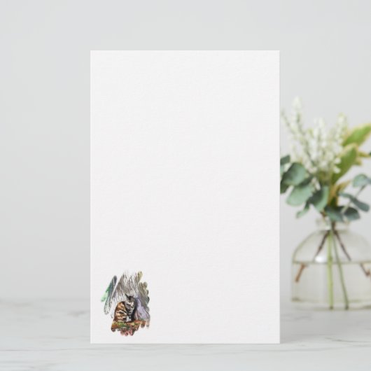 Die KATZE Briefpapier (Stehend Vorderseite)