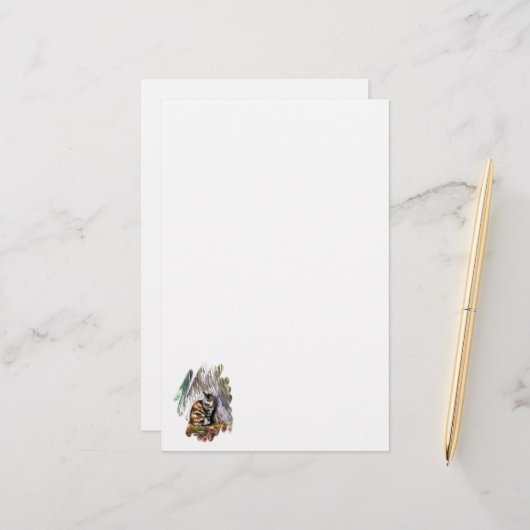 Die KATZE Briefpapier (Vorderseite/Rückseite Beispiel)