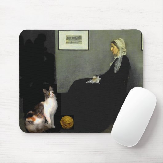 Die Katze der Mutter des Pfeifers Mousepad (Mit Mouse)