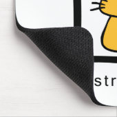 die Katze der schrodingers Mousepad (Ecke)