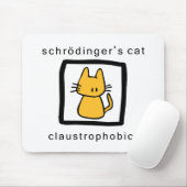 die Katze der schrodingers Mousepad (Mit Mouse)