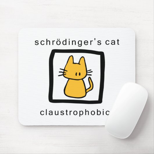 die Katze der schrodingers Mousepad (Mit Mouse)