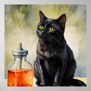 Die Katze des Alchemist Poster