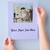 Die Katze des Cafes Flyer (Hand)