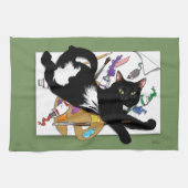 Die Katze des Künstlers Küchentuch (Horizontal)