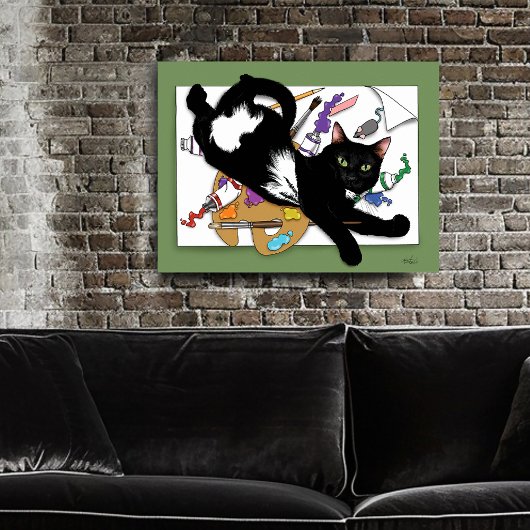 Die Katze des Künstlers Poster