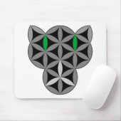 Die Katze des Lebens - Heilige Tiere 02.Dunkel Mousepad (Mit Mouse)