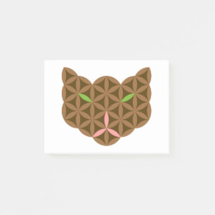 Die Katze des Lebens - heilige Tiere. Mittel 03.Br Post-it Klebezettel
