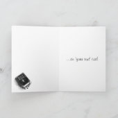 Die Katze des Ministers ist… Dankeskarte (Innenseite)