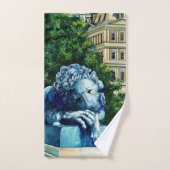 Die Katze, die auf den Kanaren war Badhandtuch Set (Handtuch)