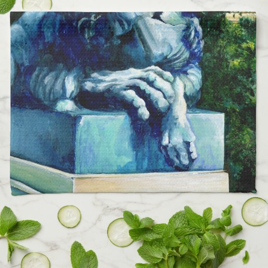 Die Katze, die die Kanaren aß Küchentuch (Gefaltet)