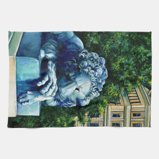 Die Katze, die die Kanaren aß Küchentuch (Horizontal)