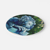 Die Katze, die die Kanaren aß Pappteller (Schrägansicht)