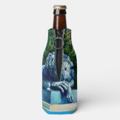 Die Katze, die die Kanarischen Inseln aß Flaschenkühler (Flasche Rückseite)